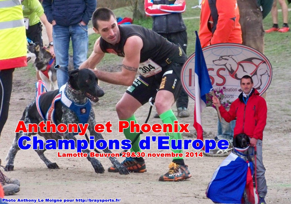 anthony lemoigne et phoneix champion d'europe 2014